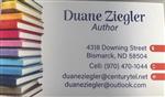 Duane Ziegler Author
