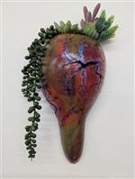 Purple Opal Wall Hanging Sconce Gourd